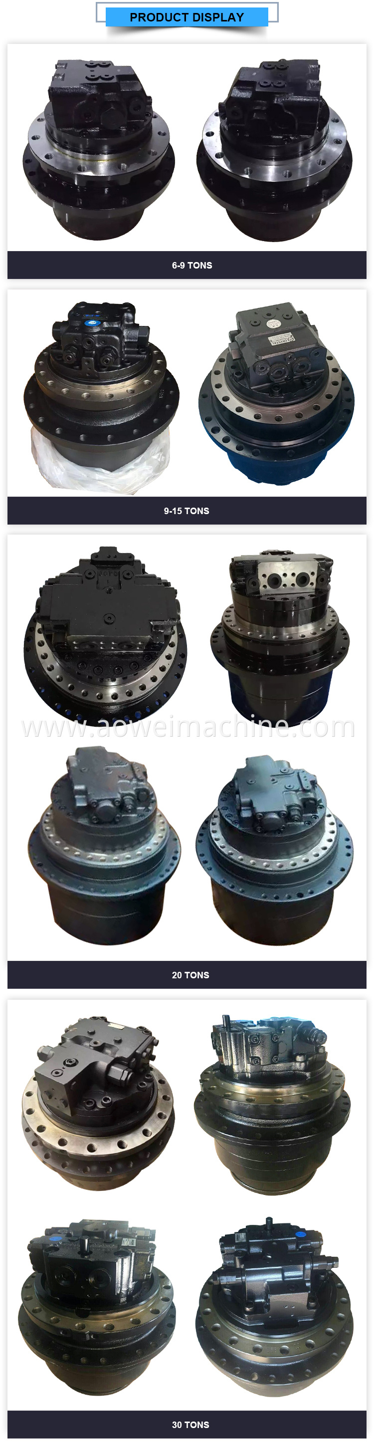 ZX230 excavator final drive travel motor 9195448 9233689
